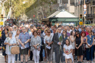 Barcelona, Tribute to the victims of the Las Ramblas attack