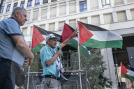 Milano P.za San Babila. Quarantaquattresimo presidio Pro-Palestina contro il genocidio.