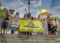 'Go Topless' rally and march in Boston