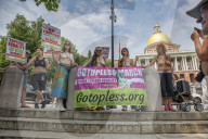 'Go Topless' rally and march in Boston