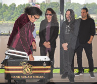 Rock legend Gene Simmons promotes his 'Moneybag Soda'