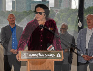 Rock legend Gene Simmons promotes his 'Moneybag Soda'