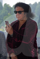 Rock legend Gene Simmons promotes his 'Moneybag Soda'