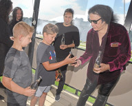 Rock legend Gene Simmons promotes his 'Moneybag Soda'