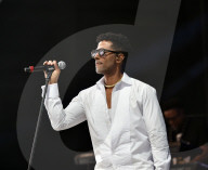 ERIC BENET brings some R&B   to the Atlantic  Union Bank Pavilion in Portsmouth, Virginia on 16 August 2024..