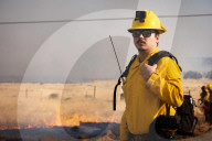 'I see what the fire may do': the college student documenting wildfires from the frontlines