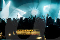 Concert, spectacle, illustration, festival, foule, crowd, audience, light show, show, gig, illustration