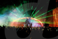 Concert, spectacle, illustration, festival, foule, crowd, audience, light show, show, gig, illustration