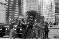 Riots in Chicago at the 1968 Democratic National Convention