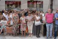 Rubi_Barcelona_5 minutes of silence for the murder of 2 women