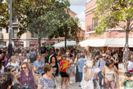 Rubi_Barcelona_5 minutes of silence for the murder of 2 women