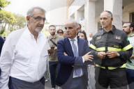 Volontari della Protezione Civile e Vigile del Fuoco ricoverati al Centro Grandi Ustionati al Sant&#x2019;Eugenio 
Volontari della Protezione Civile e Vigile del Fuoco ricoverati al Centro Grandi Ustionati al Sant&#x2019;Eugenio 