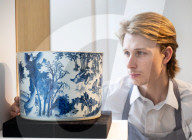Bonhams’  The Marsh Collection: Art for the Literati (III) sale preview at Bonhams New Bond Street, London, UK.