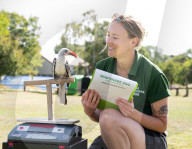 ZSL Whipsnade Zoo’s 10,000 animals step up for their annual weigh-in at the UK’s largest Zoo, near Dunstable, Bedfordshire, UK.