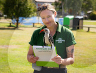 ZSL Whipsnade Zoo’s 10,000 animals step up for their annual weigh-in at the UK’s largest Zoo, near Dunstable, Bedfordshire, UK.