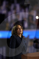Kamala Harris addresses the Democratic National Convention 