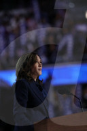 Kamala Harris addresses the Democratic National Convention 