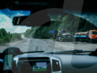 At the Sudzha crossing where Ukrainian troops pushed into Russia nerves are tense