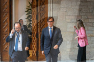 Meeting between Illa and Collboni at the Generalitat