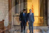 Meeting between Illa and Collboni at the Generalitat