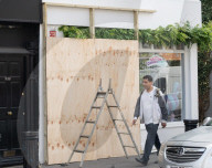 Notting Hill Carnival area preparations, London, UK