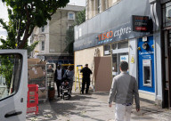 Notting Hill Carnival area preparations, London, UK