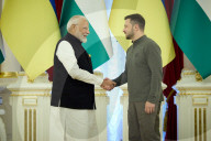 India's PM Modi in Kyiv for talks with Zelensky