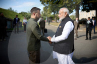 India's PM Modi in Kyiv for talks with Zelensky