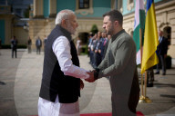 India's PM Modi in Kyiv for talks with Zelensky