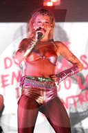 Pop star Rita Ora performs at Manchester Pride