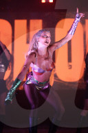 Pop star Rita Ora performs at Manchester Pride