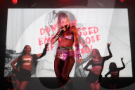 Pop star Rita Ora performs at Manchester Pride
