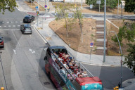 Barcelona - tourist bus saturation in Barcelona