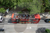 Barcelona - tourist bus saturation in Barcelona