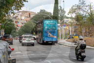 Barcelona - tourist bus saturation in Barcelona