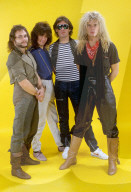 Van Halen (v.l. Michael Anthony, Eddie Van Halen, Alex Van Halen, David Lee Roth)