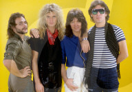 Van Halen (v.l. Michael Anthony, David Lee Roth, Eddie Van Halen, Alex Van Halen)