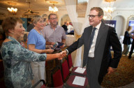 Tom Tugendhat Attends Hustings in Redruth, UK.