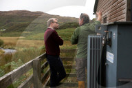 Michael Shanks visits Isle of Eigg Community Energy Project