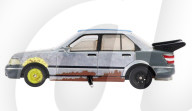Hot Wheels tribute to beat-up first car
