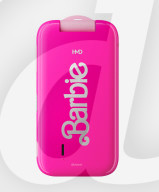 Pink Barbie flip phone