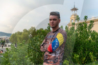 Barcelona - Venezuelans protest in Barcelona