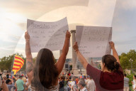 Barcelona - Venezuelans protest in Barcelona