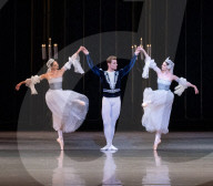 State Ballet of Georgia Swan Lake at the Coliseum, London, UK.