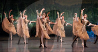 State Ballet of Georgia Swan Lake at the Coliseum, London, UK.