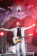 Everything Everything performing at All Points East Festival in London on 25 August 2024.