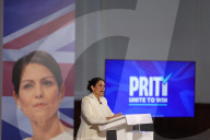 Priti Patel Campaign Launch in London, UK.