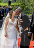 Princess Martha Louise of Norway and American Shaman Durek arrive at their wedding party