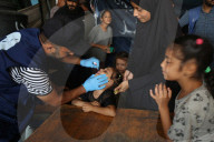 Polio vaccination campaign in Gaza