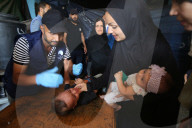 Polio vaccination campaign in Gaza